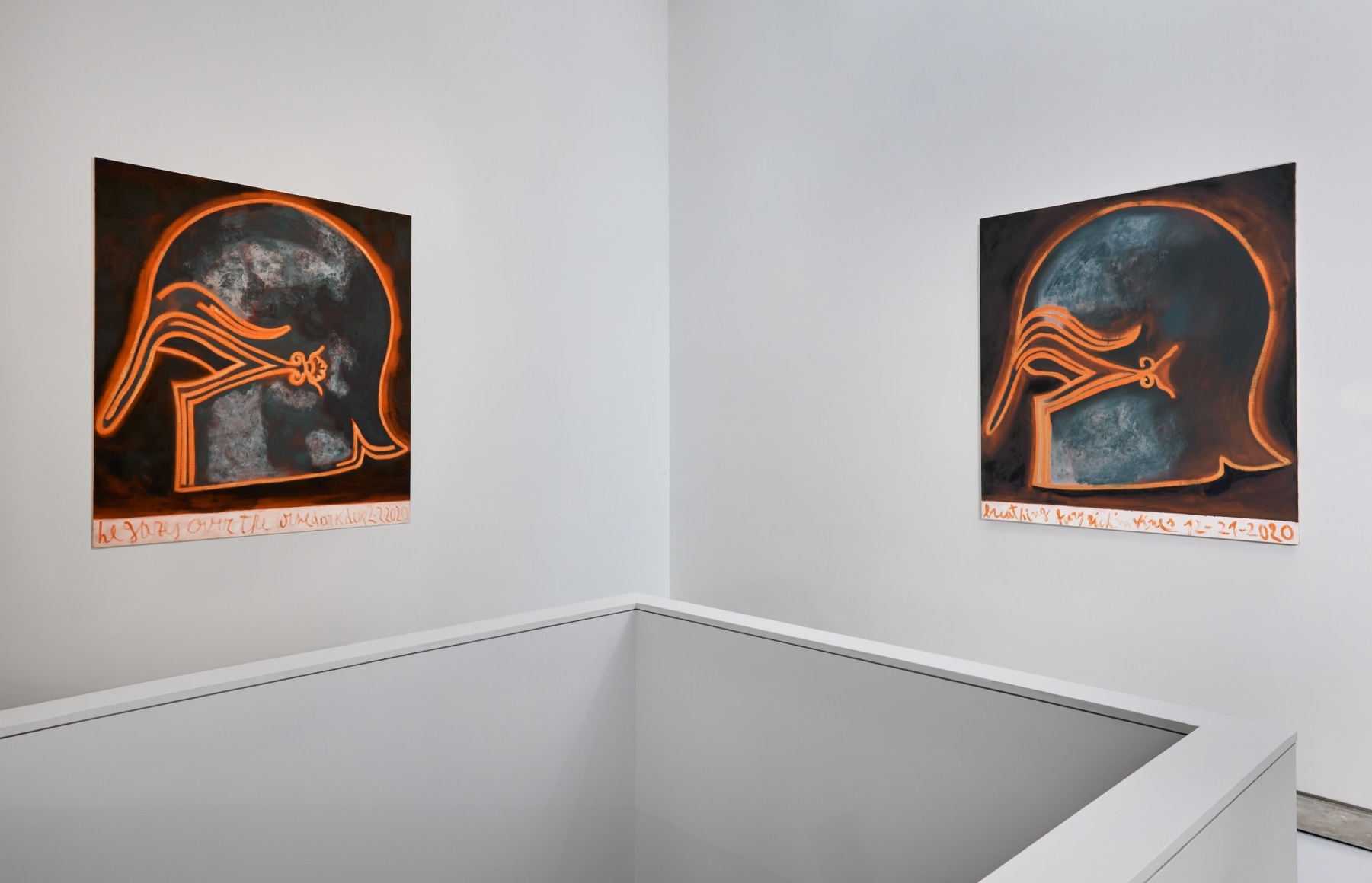 Installation view: Francesco Clemente, Fragments of Now, Vito Schnabel Gallery, New York