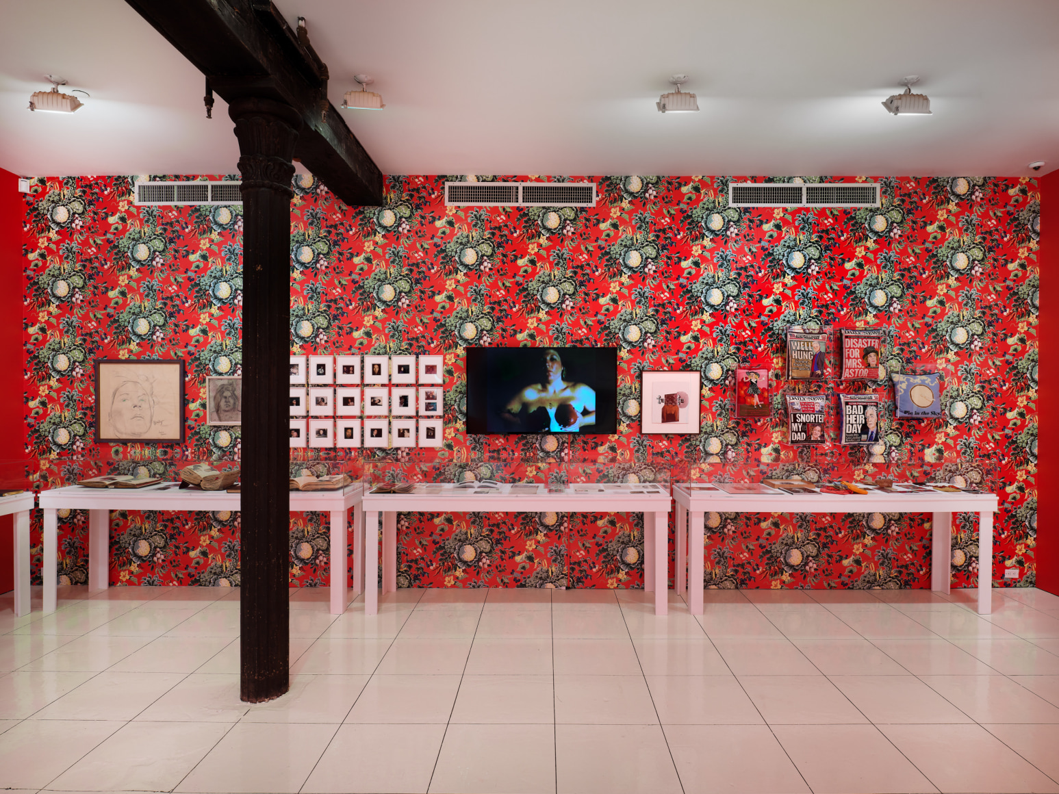 Installation view of Brigid Berlin: The Heaviest, curated by Alison M. Gingeras; Photo by Argenis Apolinario; Courtesy Vito Schnabel Gallery