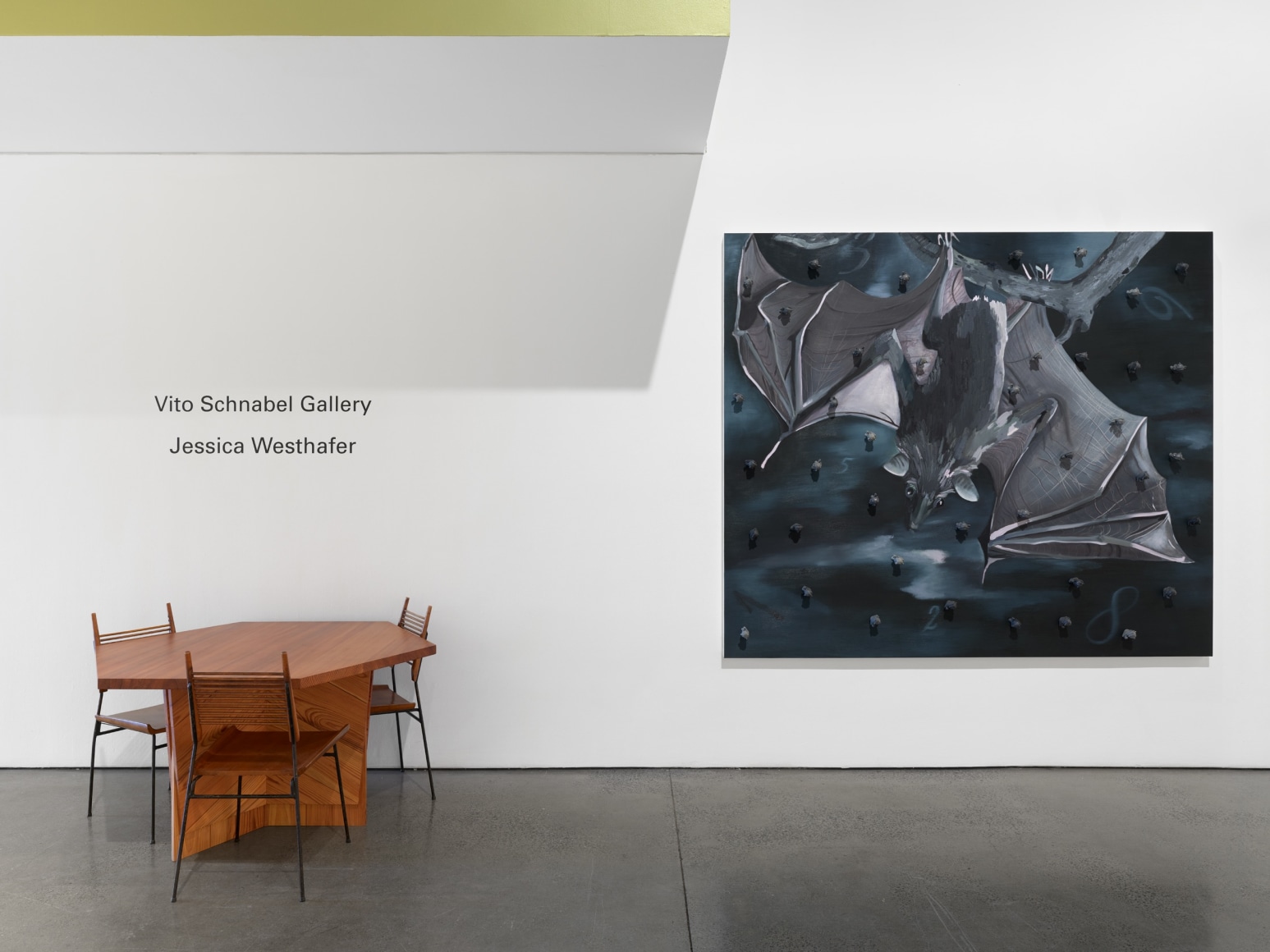 Installation view: Jessica Westhafer, Independent, New York, NY, 2023; Artworks © Jessica Westhafer; Photo by Shark Senesac; Courtesy the artist and Vito Schnabel Gallery