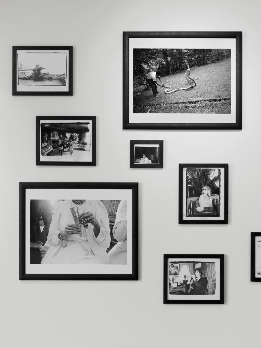 Installation view: Bob Colacello: On The Road