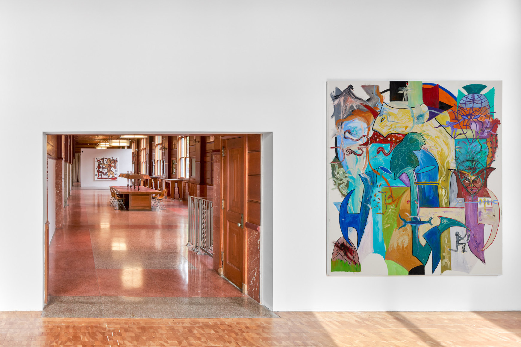 Installation image of painting