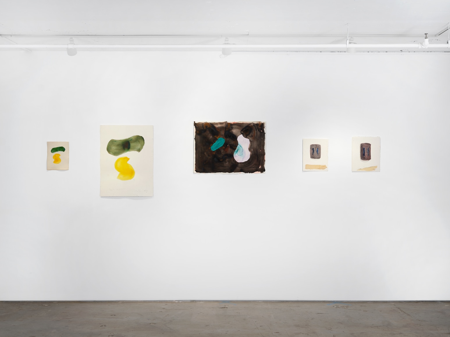 Installation view, Ron Gorchov: Exploring the Near/Far Painterly Horizons of Modern Space, Vito Schnabel Gallery, New York, NY, 2024; Artworks © 2024; Estate of Ron Gorchov / Artists Rights Society (ARS), New York; Photo by Argenis Apolinario; Courtesy Vito Schnabel Gallery