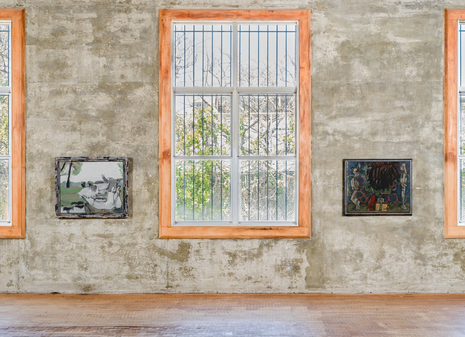 Installation view, Markus L&uuml;pertz: Markus the Painter or the Ratio of the Impossible, Vito Schnabel Gallery, Old Santa Monica Post Office, CA, 2023; Artworks &copy; Artists Rights Society (ARS), New York / VG Bild-Kunst, Bonn; Photo by Elon Schoenholz; Courtesy the artist and Vito Schnabel Gallery