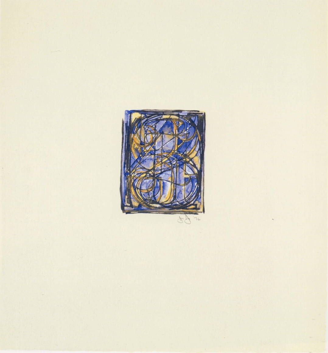 Jasper Johns 0 through 9, 1976.