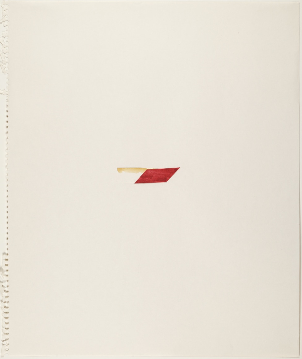 Richard Tuttle,&nbsp;Collage Drawings VIII, #18-23, 1977.