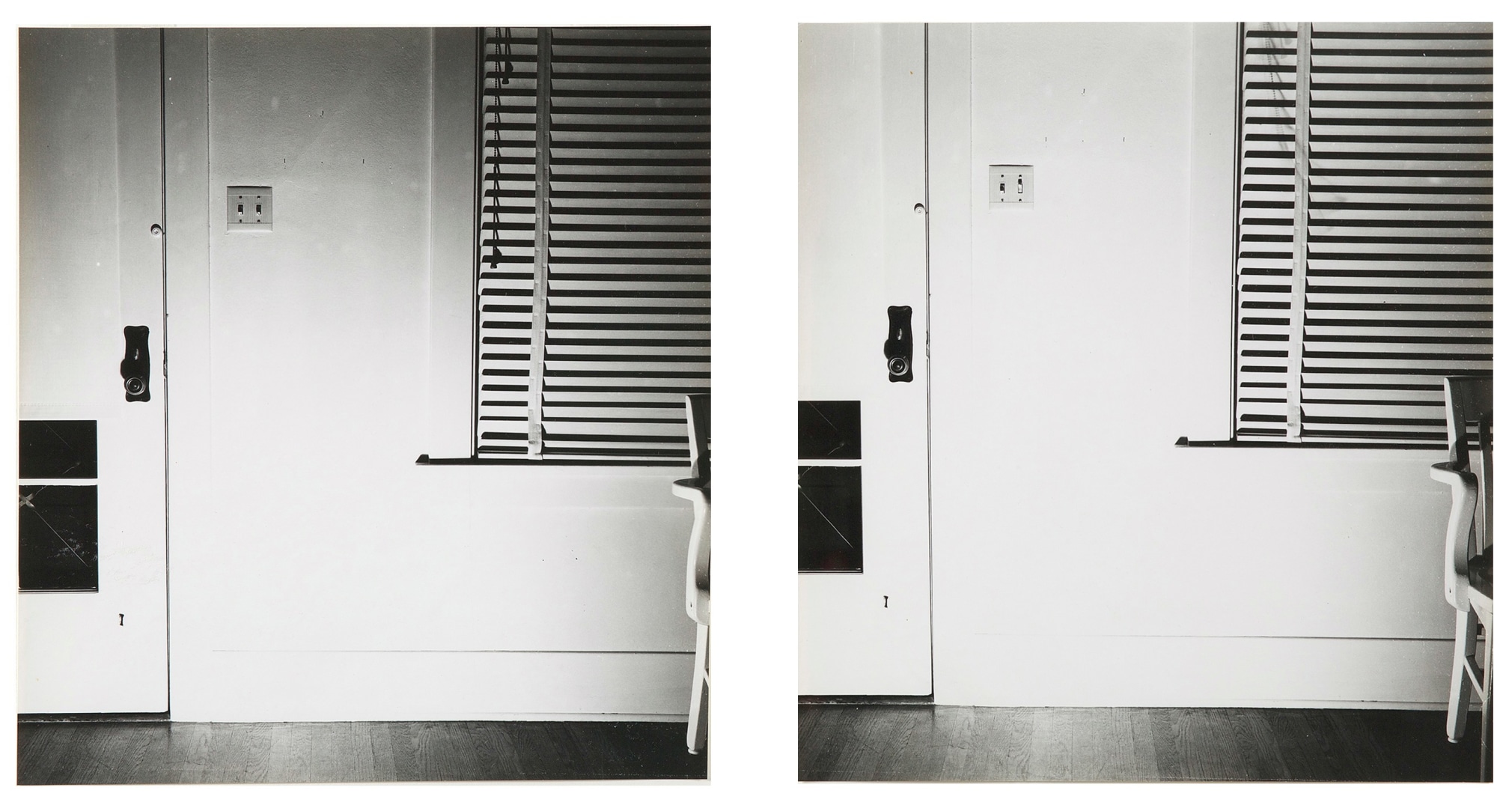 William Wegman,&nbsp;Light Off/Light On, 1970.