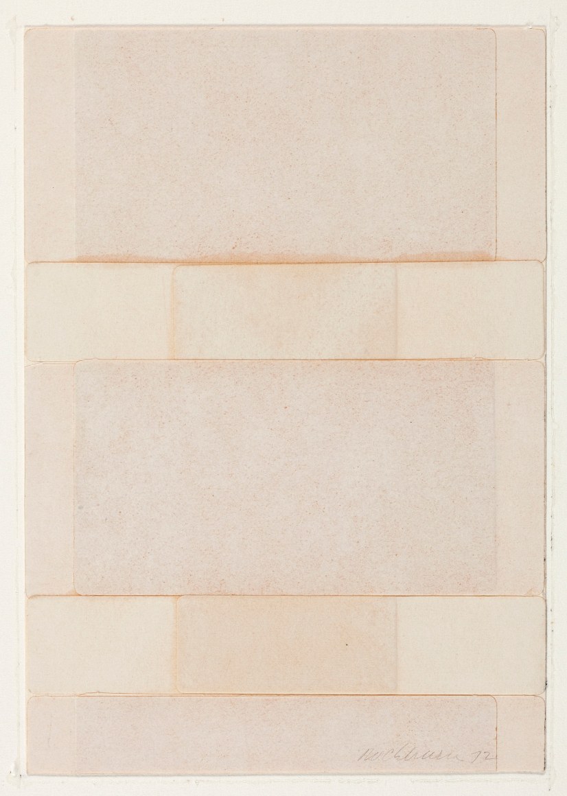 Dorothea Rockburne,&nbsp;Silence V, 1972.