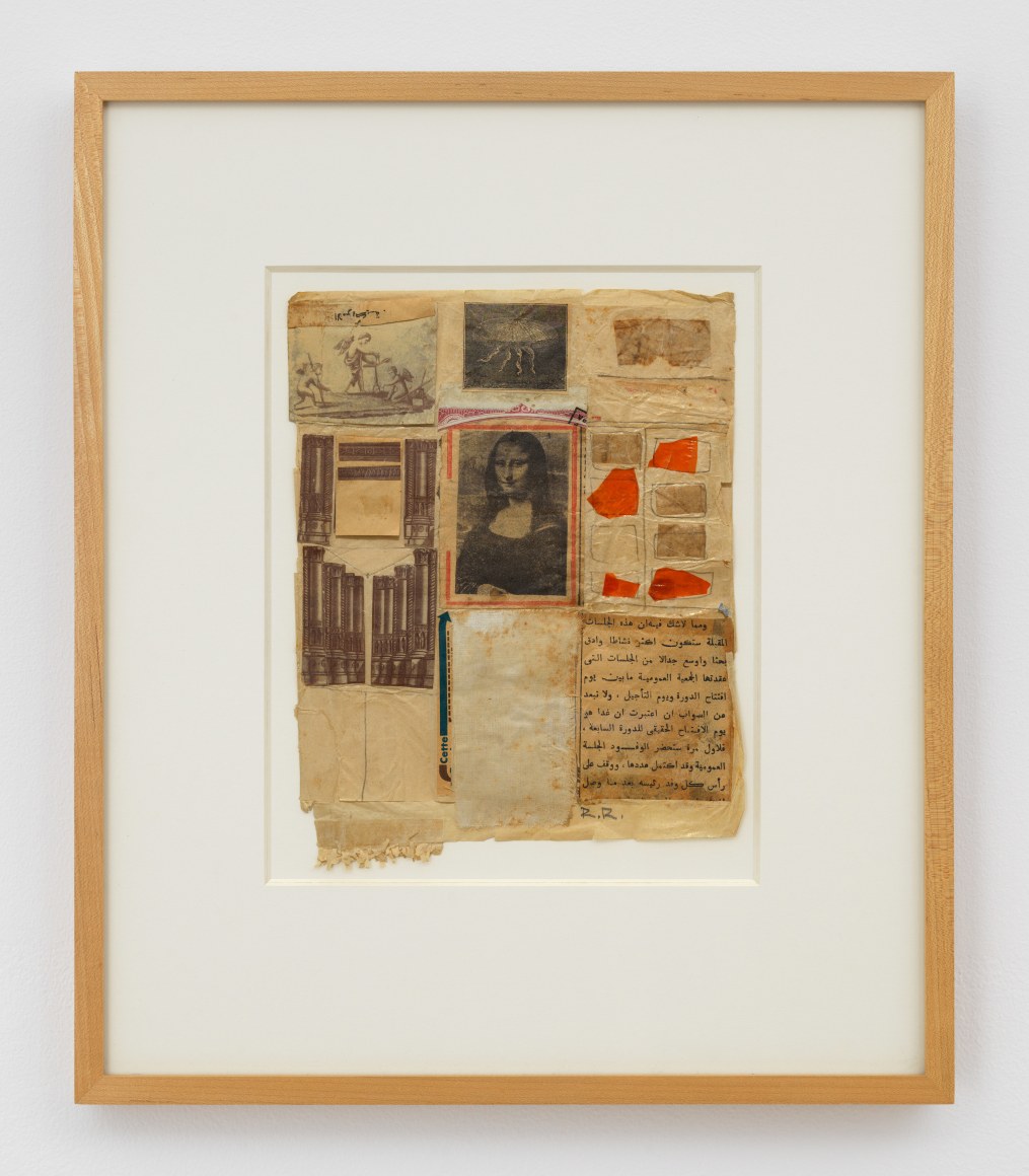 Robert Rauschenberg Untitled [Mona Lisa], c. 1952