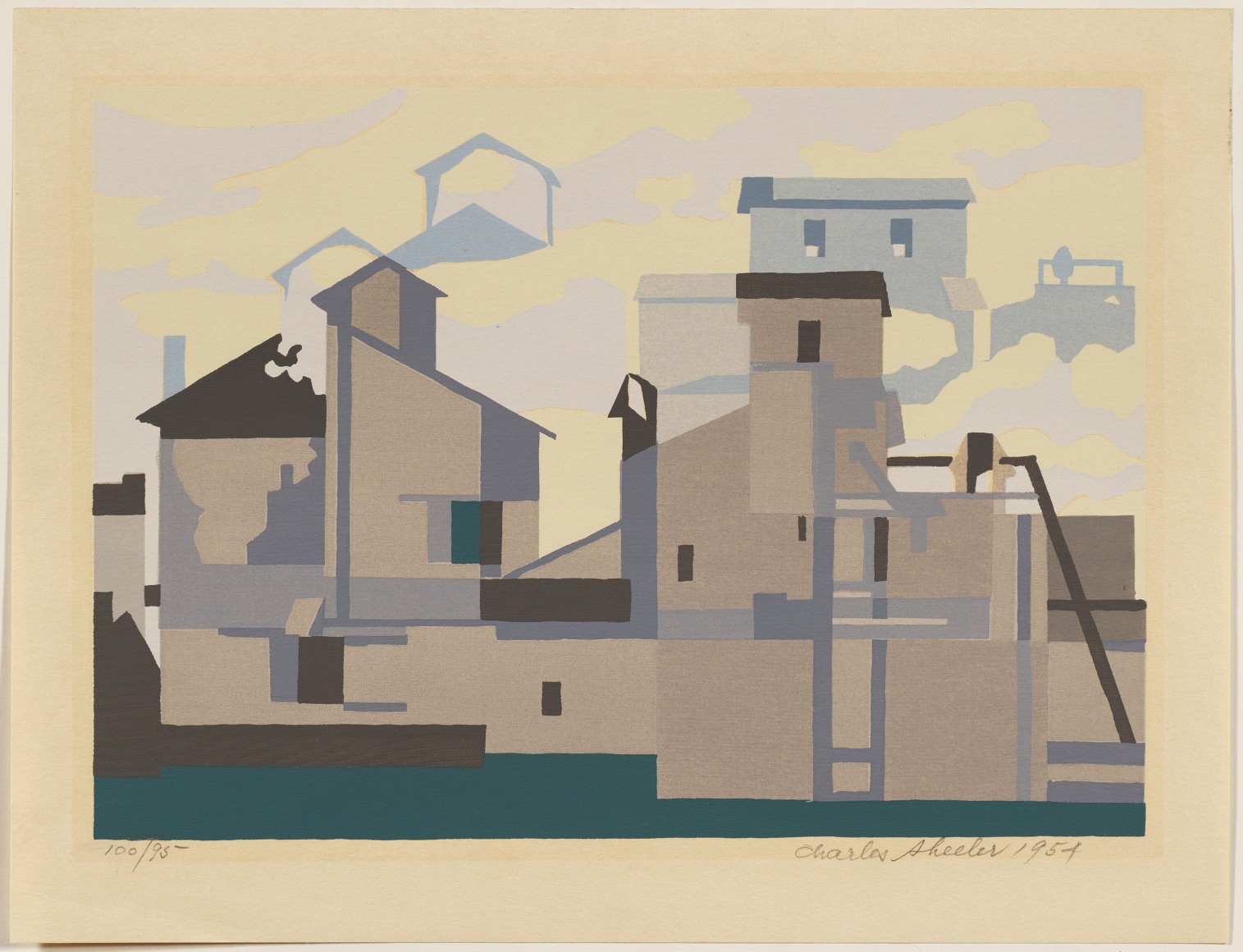 Charles Sheeler, Architectural Cadence, 1954.