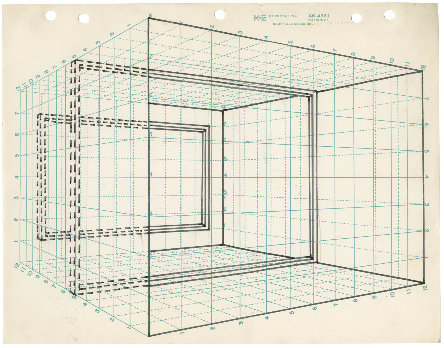 Mel Bochner, Project: Forced Perspective, 1966.