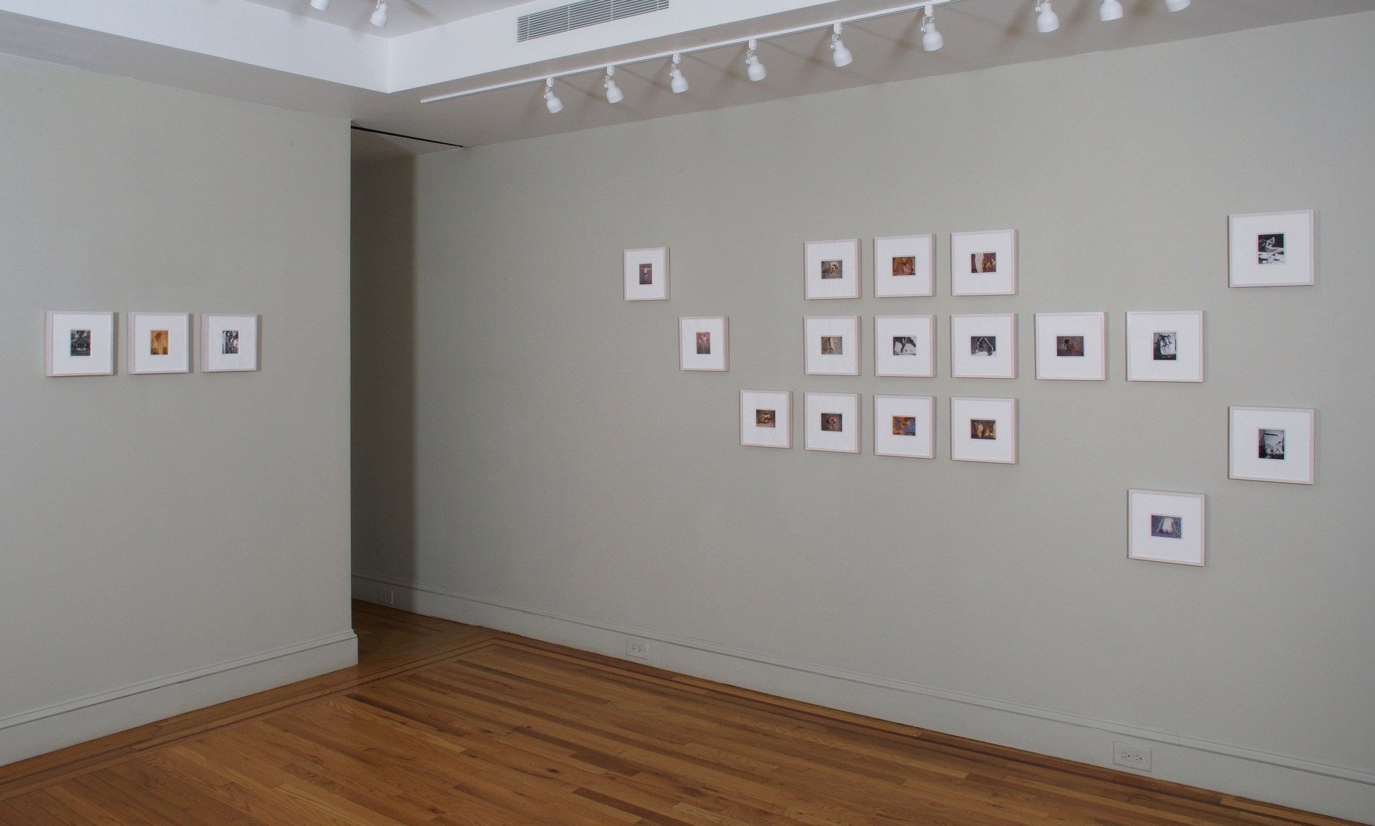 Installation view of Lucas Samaras: AutoPolaroids, 1969-71 at Craig F. Starr Gallery