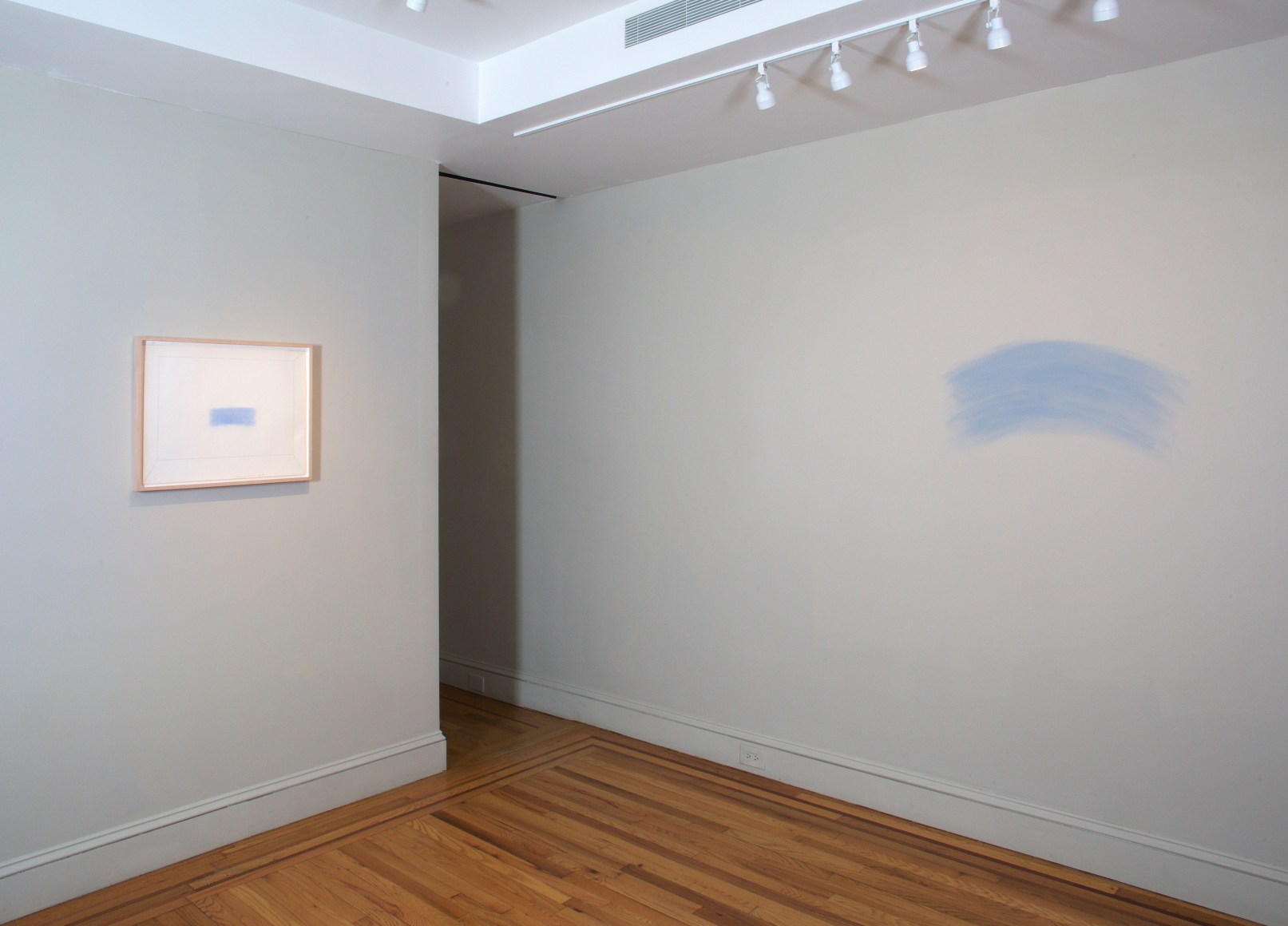 Installation view of Mel Bochner: Drawings 1966-1968 at Craig F. Starr Gallery