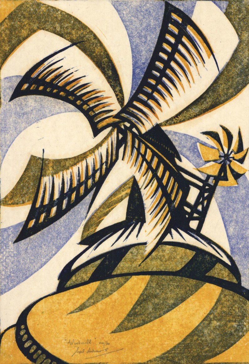 Sybil Andrews, Windmill, 1933.