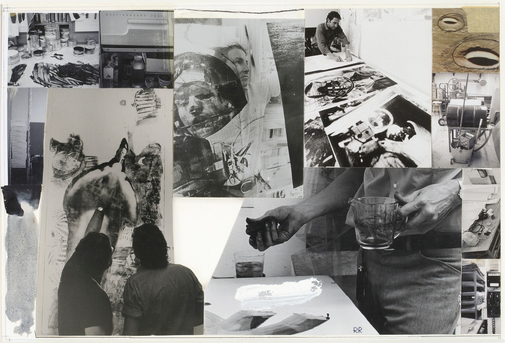 Robert Rauschenberg Drawing for Stoned Moon Book, 1970