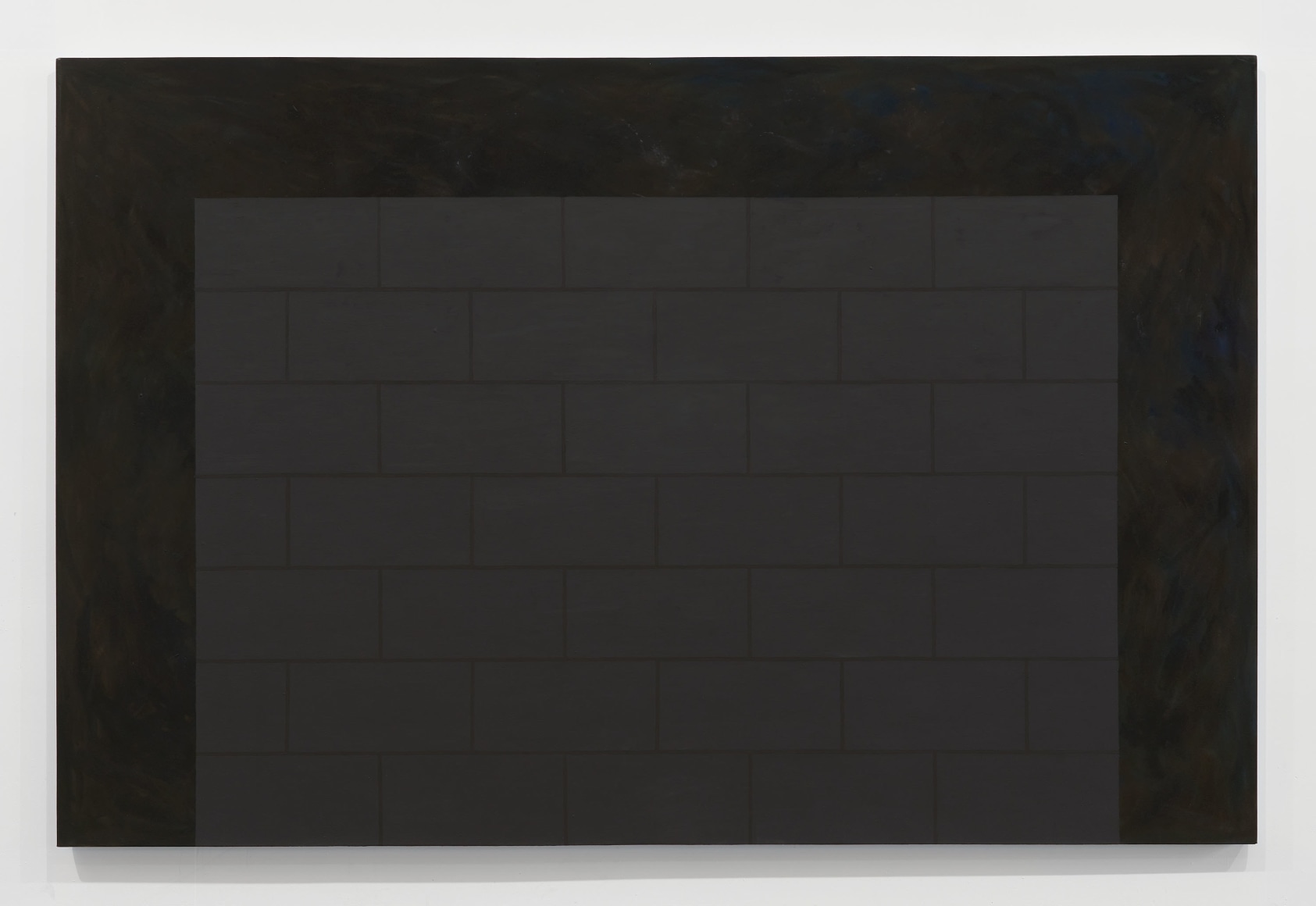 The Imagination of Disaster, 1981. Acrylic on canvas, 77 x 116 inches. On view at Karma. 