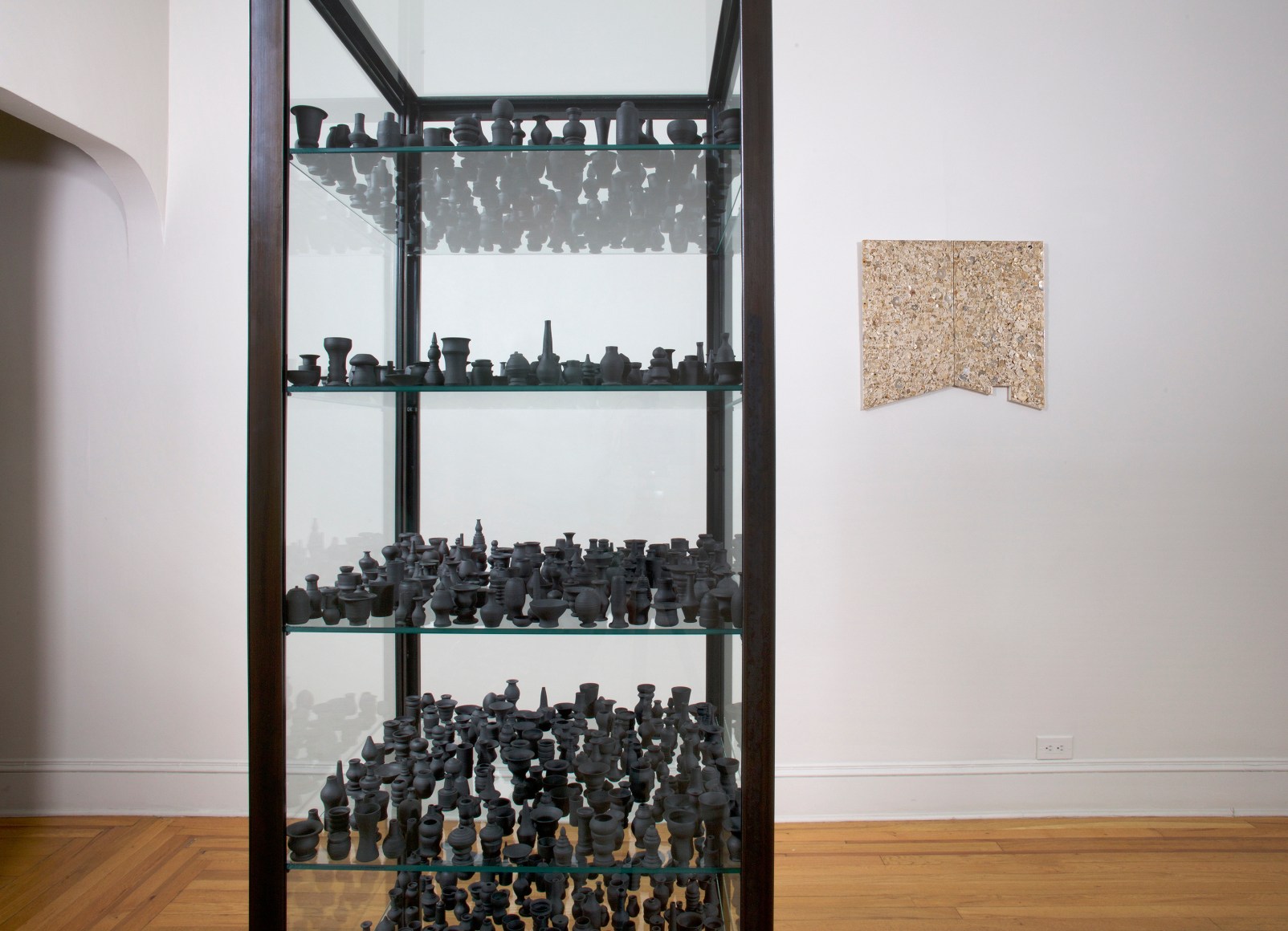  Installation view of Charles LeDray Works at Craig F. Starr Gallery