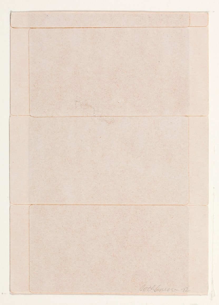 Dorothea Rockburne,&nbsp;Silence III, 1972.