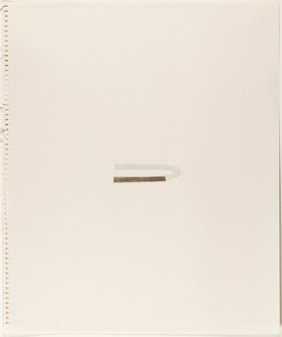 Richard Tuttle, Collage Drawings VIII, #18-23, 1977.