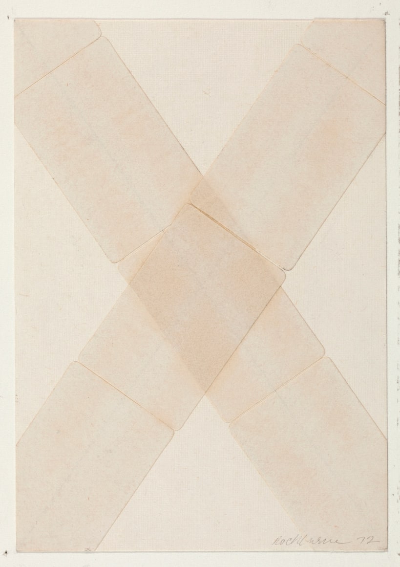 Dorothea Rockburne,&nbsp;Silence IV, 1972.