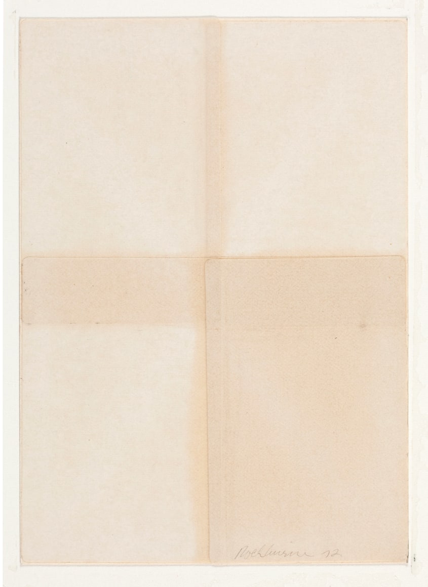 Dorothea Rockburne,&nbsp;Silence II, 1972.