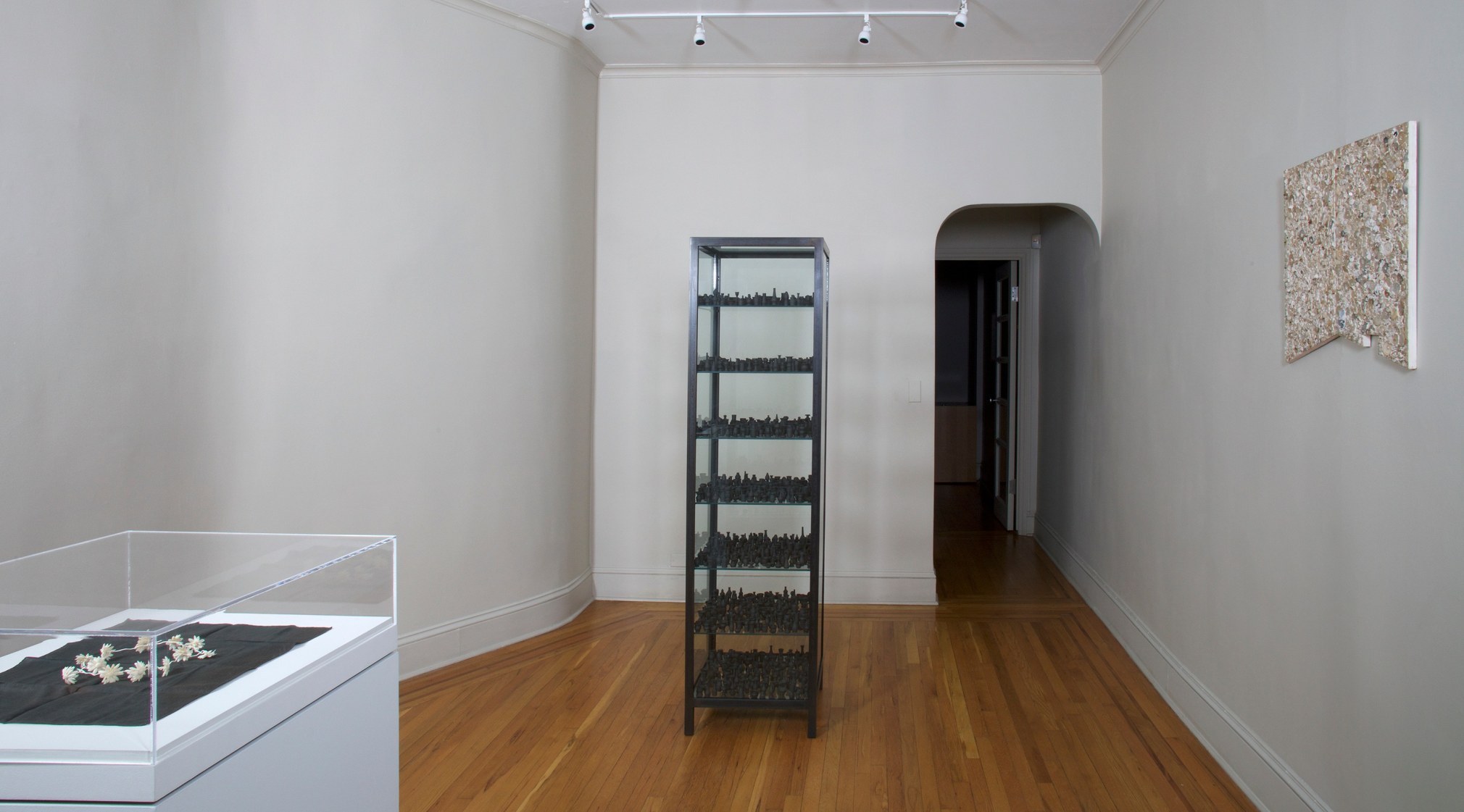  Installation view of Charles LeDray Works at Craig F. Starr Gallery