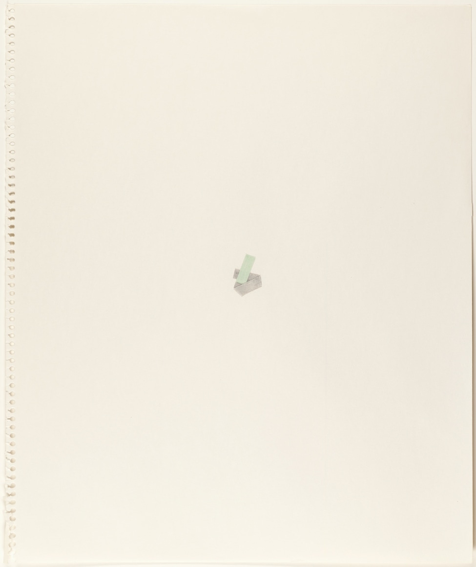 Richard Tuttle, Collage Drawings VIII, #18-23, 1977.