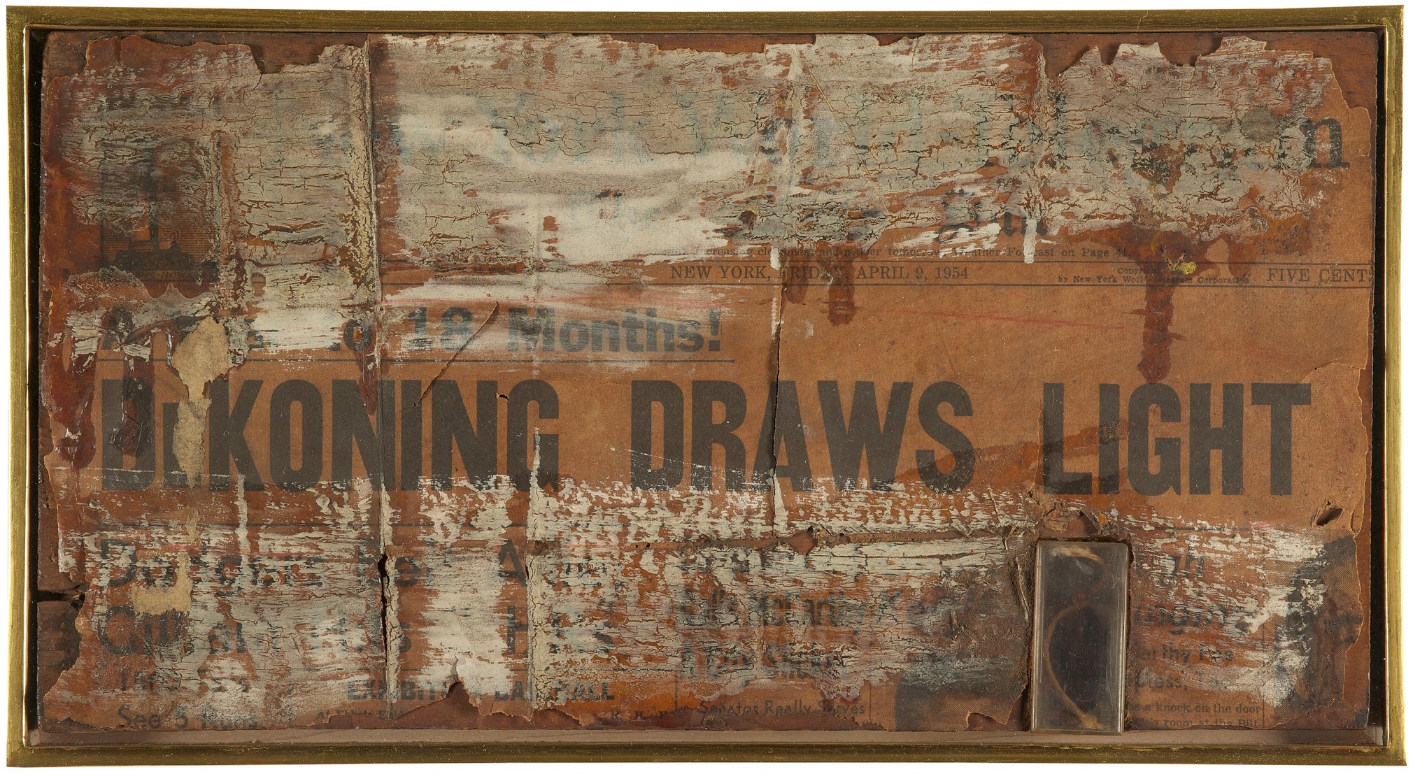 Robert Rauschenberg,&nbsp;Elaine&#039;s Party, 1954.