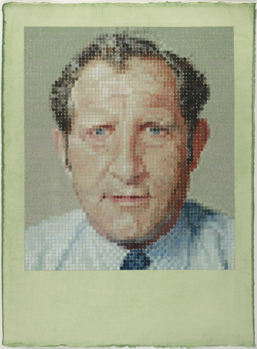 Chuck Close Nat/Pastel, 1978