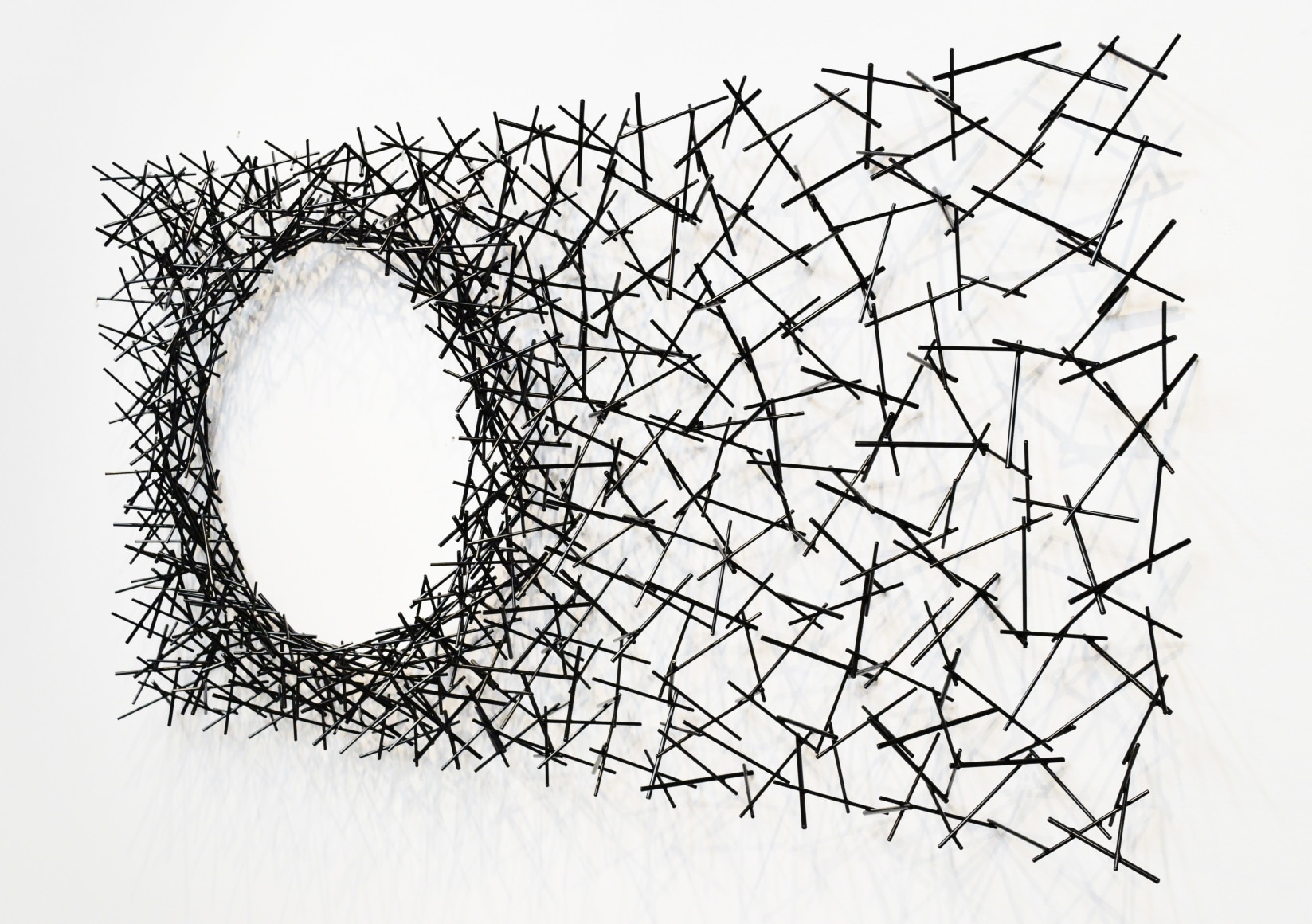 DEVINE-Matt_Black Rectangle with Circle Cut Out_36x70x6_angle_s