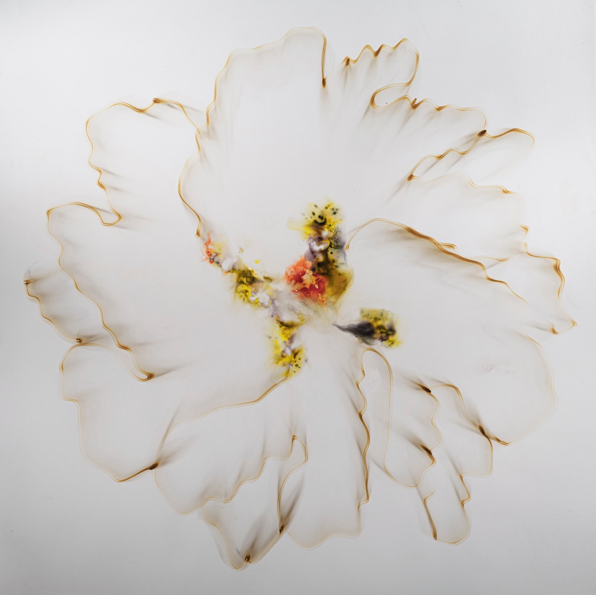 Dennis Lee Mitchell_Untitled #64_Smoke & colored smoke on paper_48x48_s