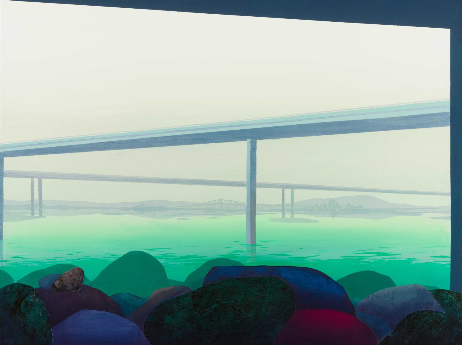 MINERVINI-Robert_Two-Paths_36x48