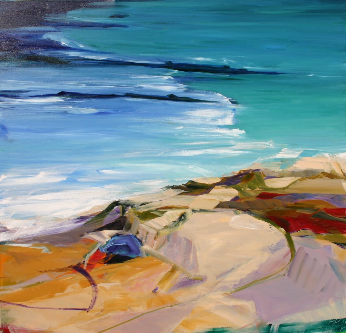 RAINFORTH, Barbara_Viridian Tides III_36x36