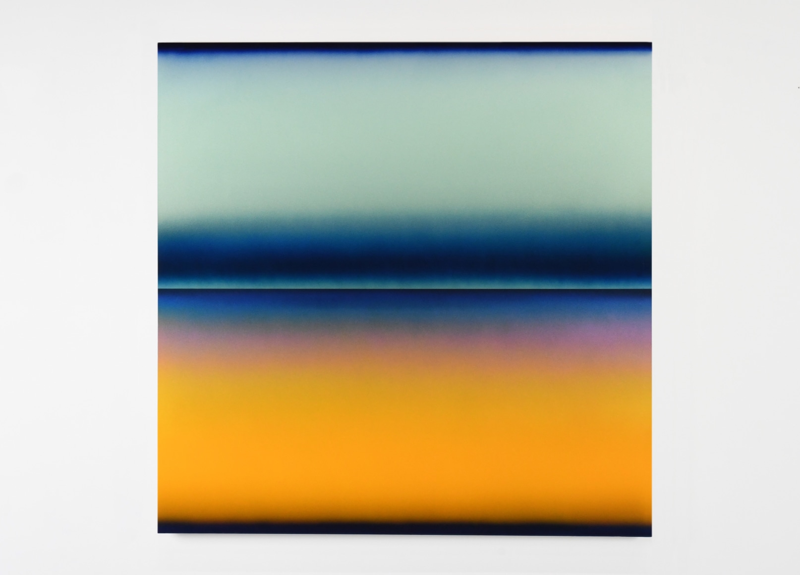 Brindle, 2019, 48x48&quot;acrylic, automotive paint and resin on panel_s