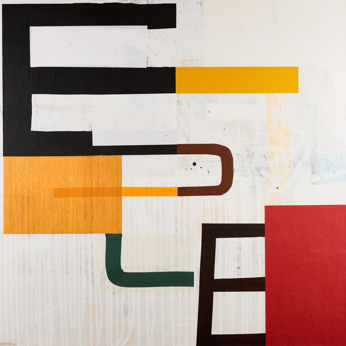 HARRIS-Alfred_One Step Closer_acrylic on paper on panel_48x48