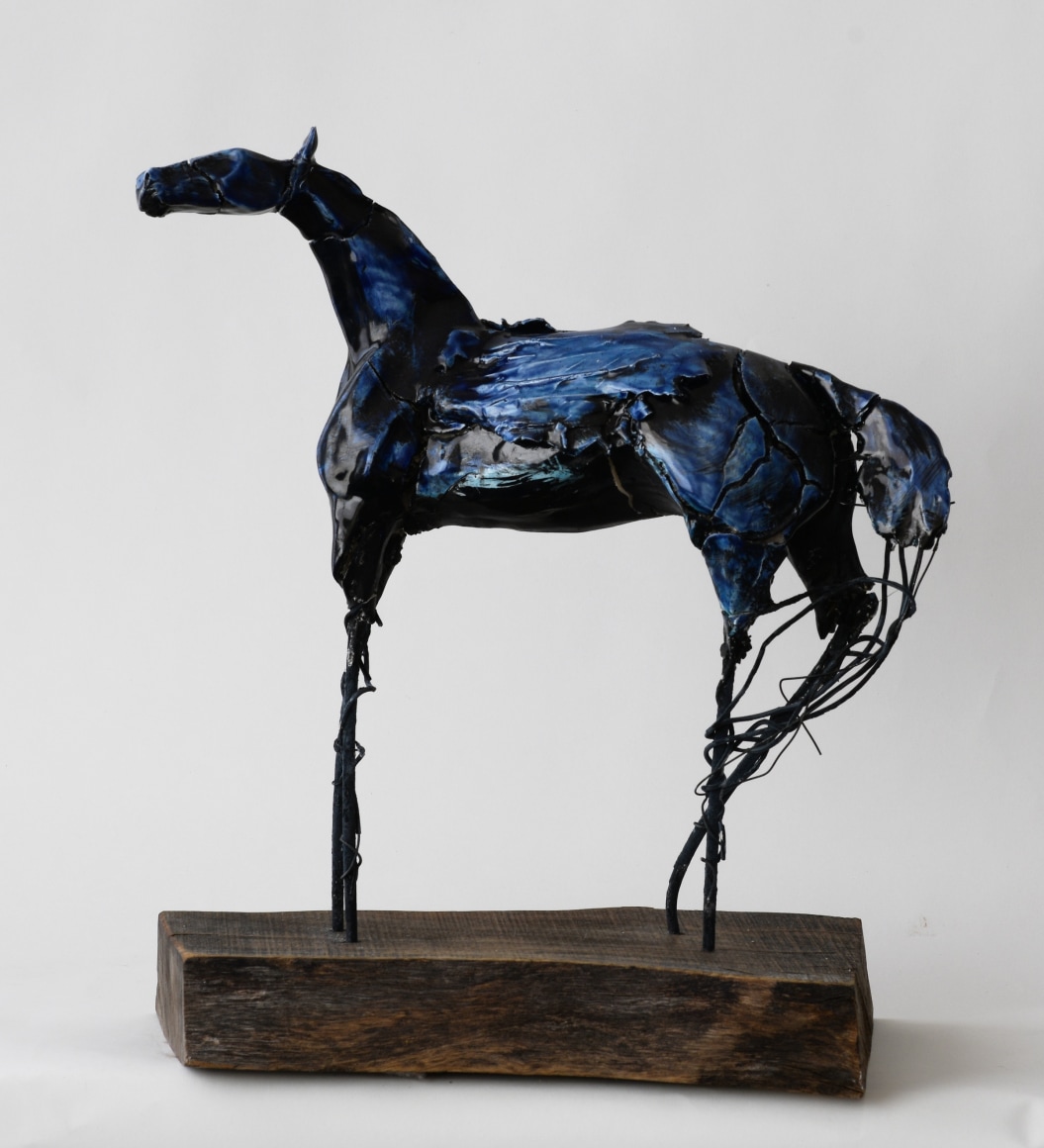 DAHL-Carl_Small blue pegasus_12x16x8_s