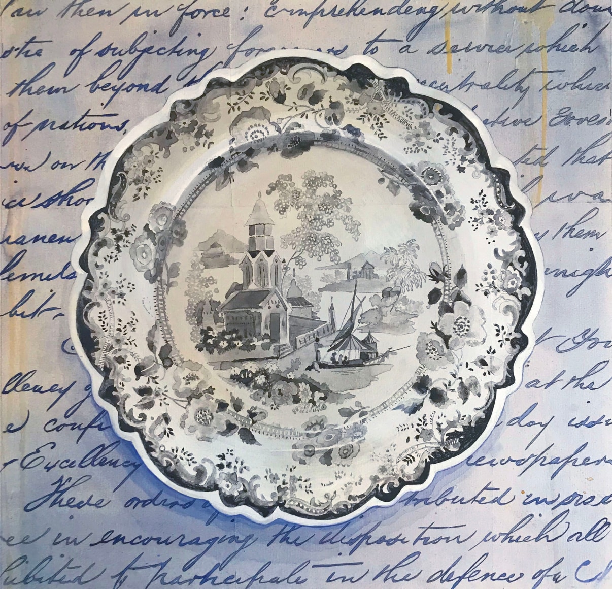 Renee_Bott_Dinner_Plate_Black_17x17_2021