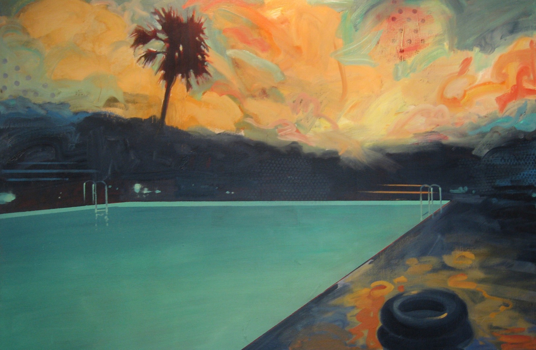 GREENBERG-Sheldon_Red Palm with Scarf