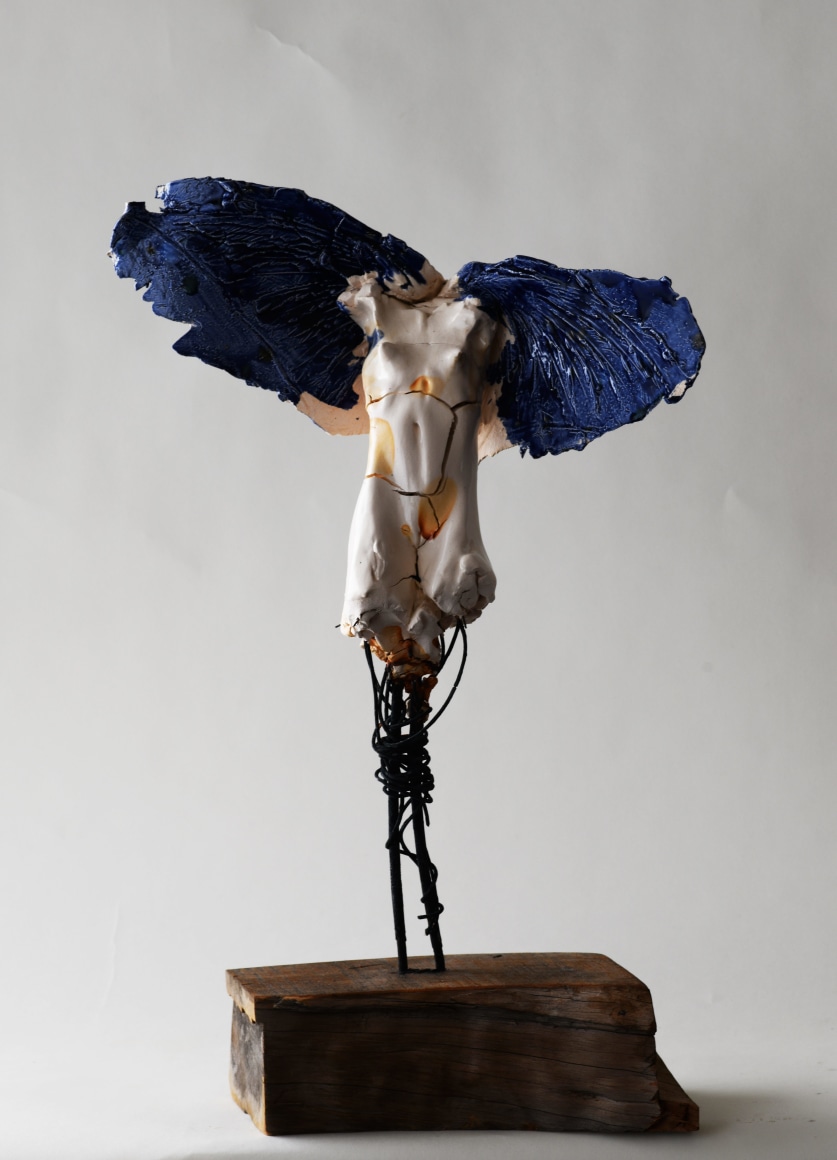 DAHL-Carl_Small blue winged angel - female_19x9x7_s