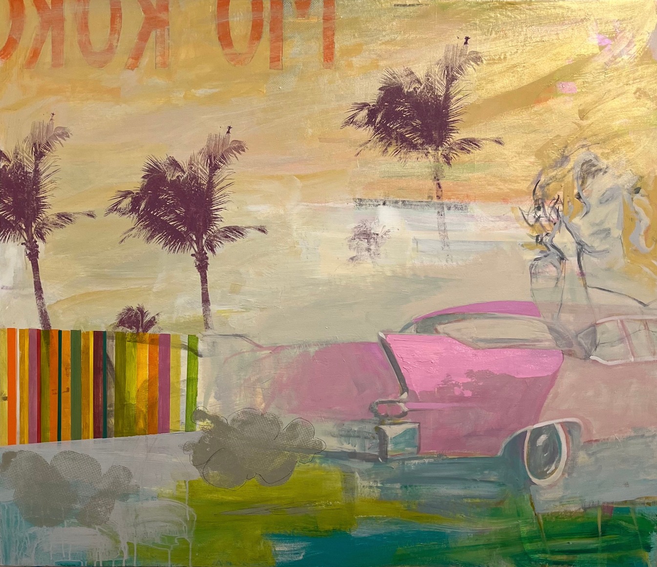 GREENBERG-Sheldon_Kokomo_acrylic and screenprint on canvas_56x48_s