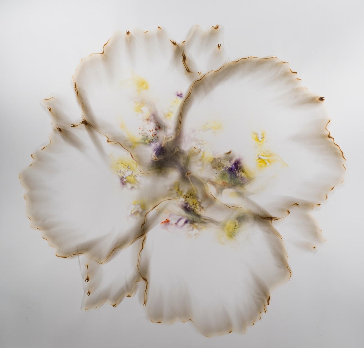 Dennis Lee Mitchell_Untitled #84_Smoke & colored smoke on paper_48x48_s