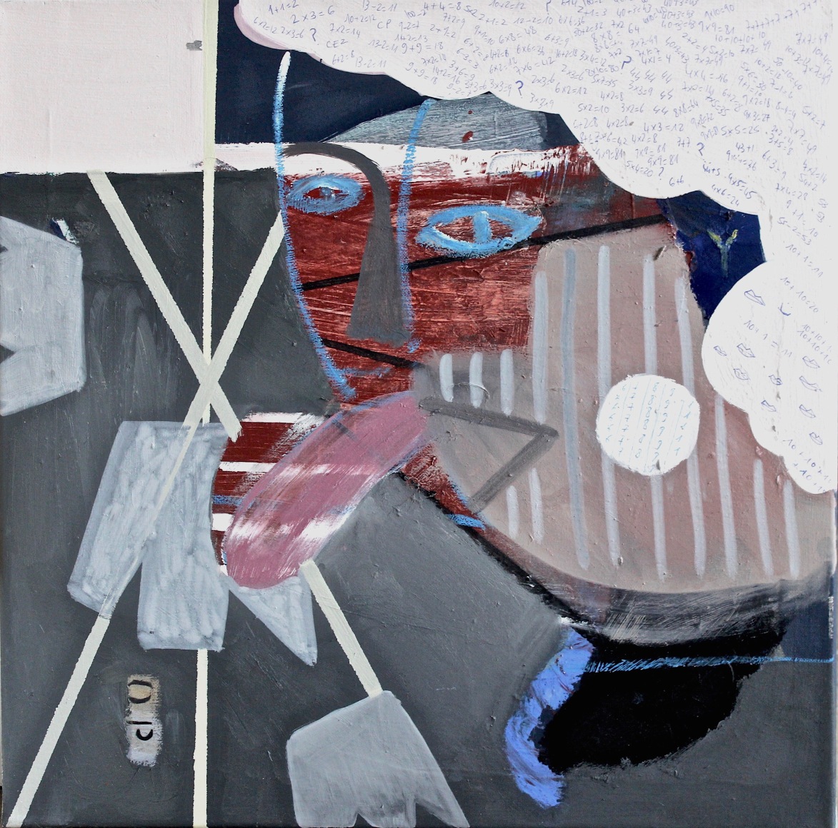 HOGARTH LAFAYE-Delphine_Kiss-kiss_oilmixedmedia_20x20_2019