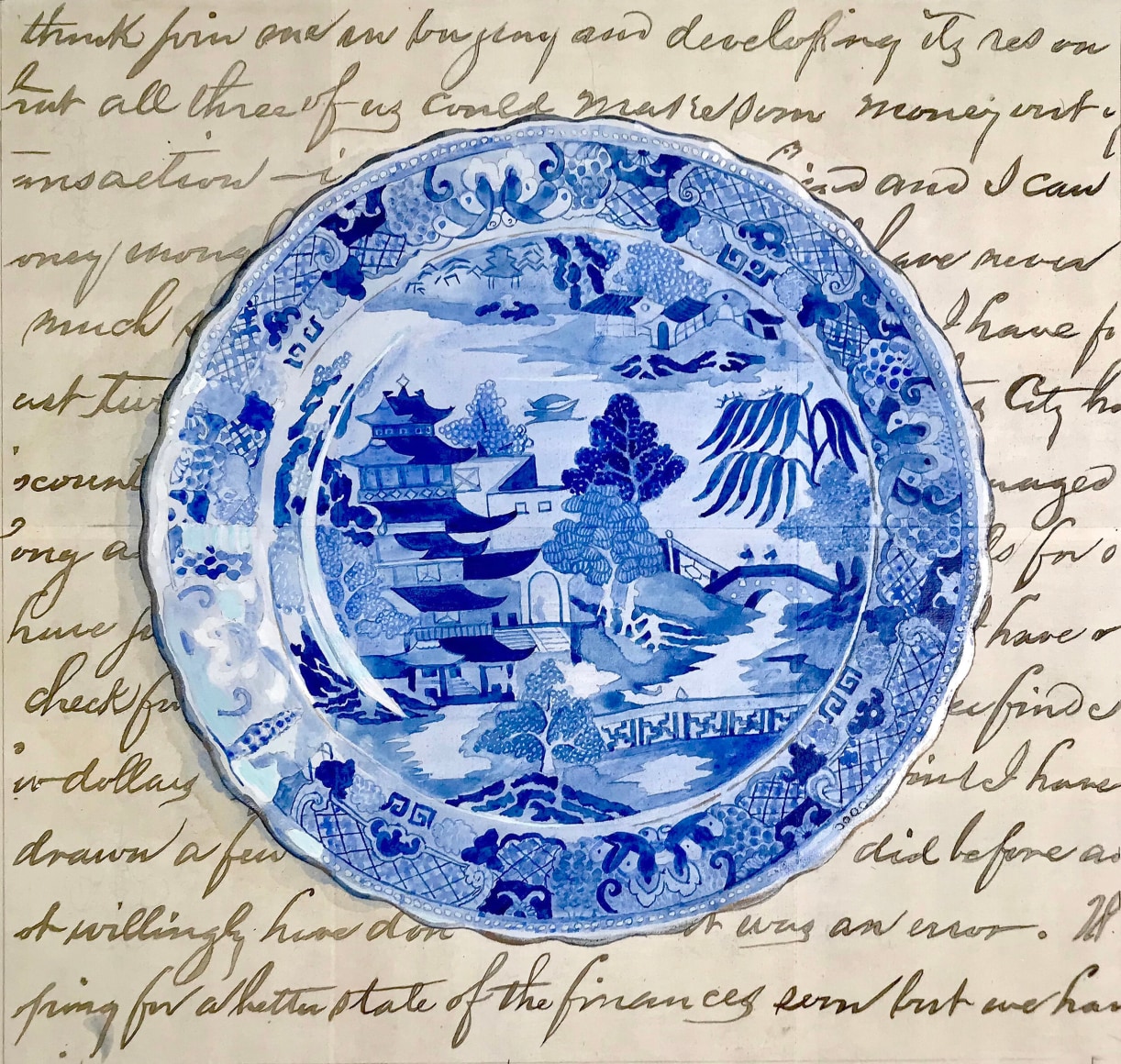 Renee_Bott_BluePlate_17x17_2021