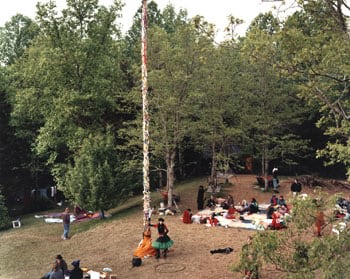 Joel Sternfeld, May Pole, Short Mountain Sanctuary, Liberty, Tennessee, May 2005, 29.25 x 33.25 inch Chromogenic print, Signed, titled, dated and editioned on verso, Edition of 7