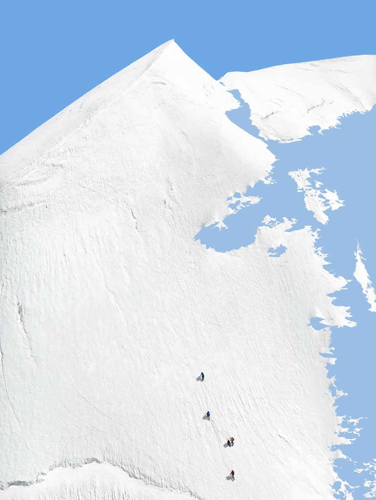 Alps &ndash; Geographies and People #7, 2012. Archival pigment print, 65&nbsp;x 45 or 85 x 65 inches.