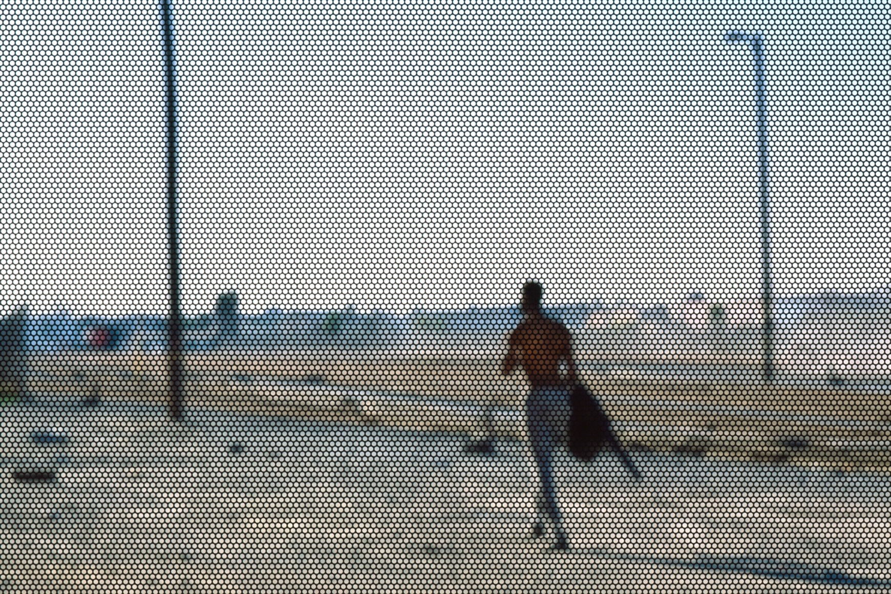 Screened Pictures X #105, 2019. Archival pigment print, 50 x 75 inches.