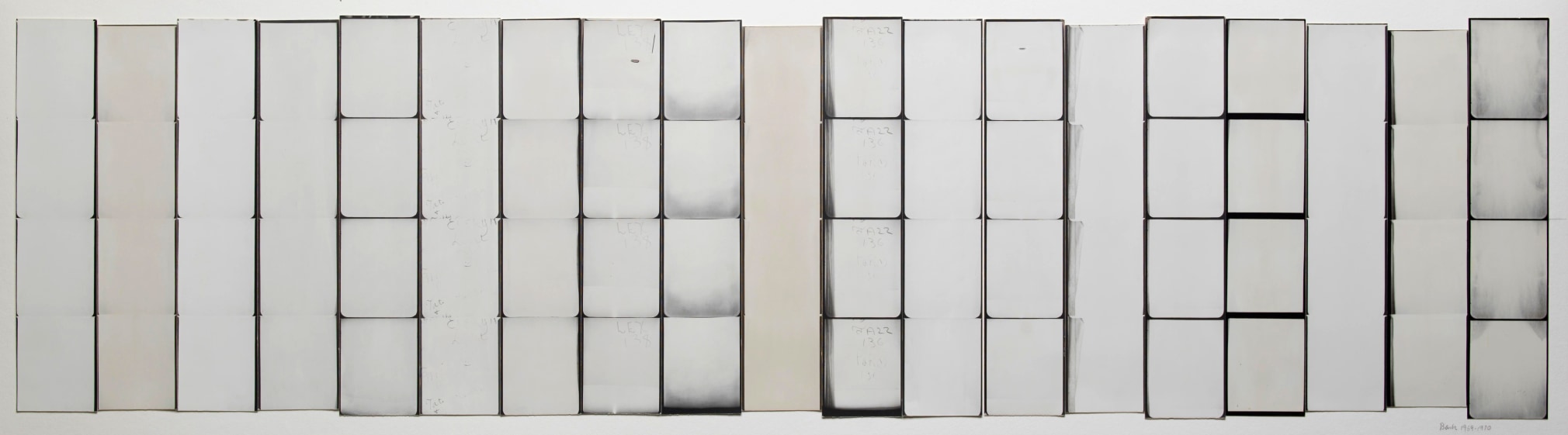 Untitled, PB #1047, 1969. Gelatin silver photobooth prints, vintage.