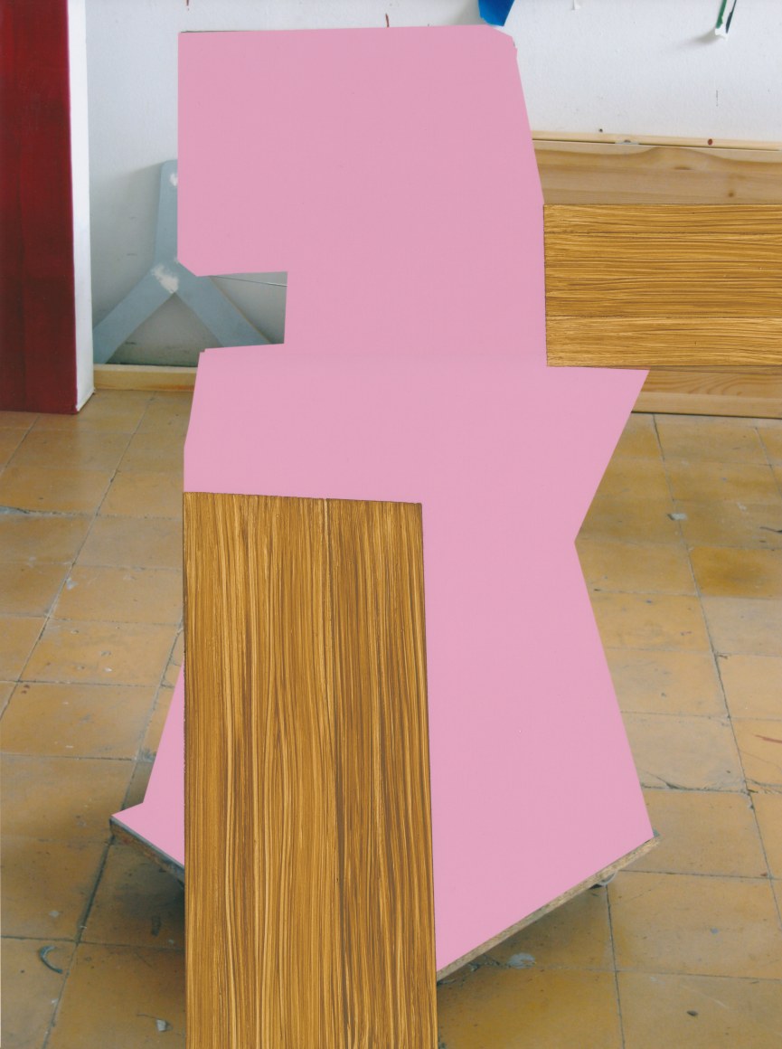 Pello Irazu,&nbsp;Sucubo I, 2015. Chromogenic print with acrylic paint, image: 12 5/8 x 9 1/2 inches, frame: 19 1/4 x 16 inches.