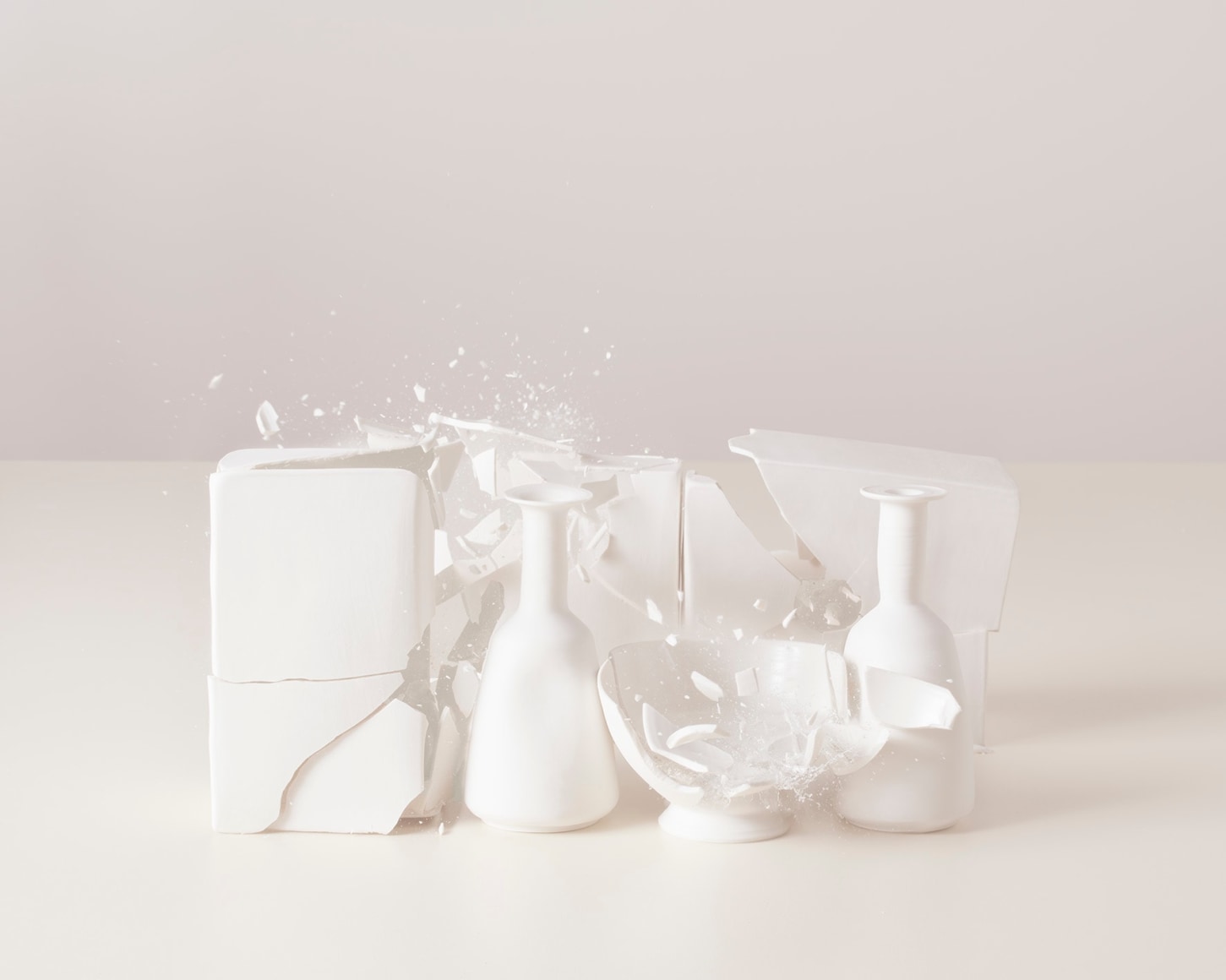 Ori Gersht, New Orders, White City 02, 2019. Archival pigment print, 31 1/2 x 39 3/8 inches.