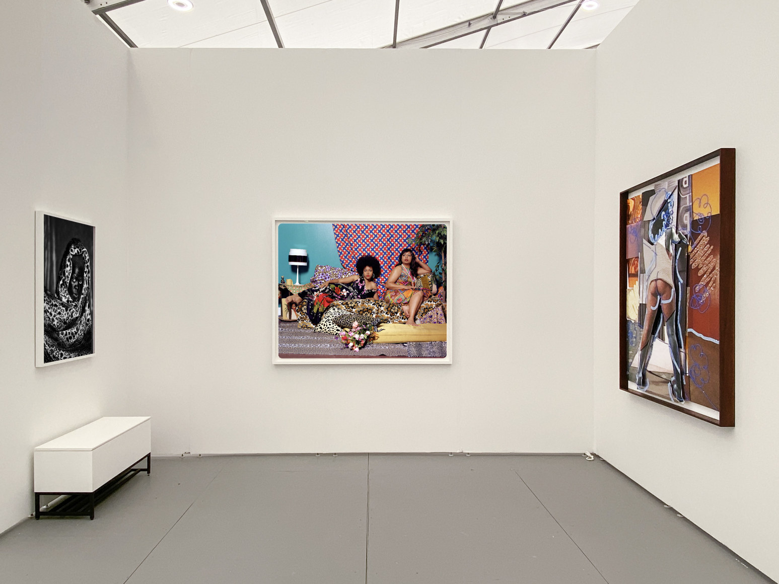 Installation view, Yancey Richardson at Untitled Art: Miami Beach, 2023.