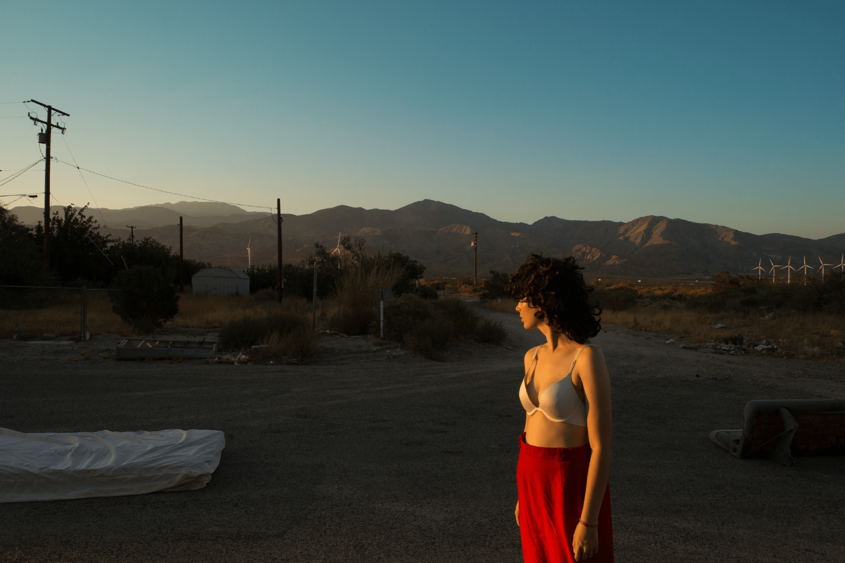 Tania Franco Klein, Barren Land (Self-portrait), 2017, from the series Positive Disintegration. Archival pigment print.